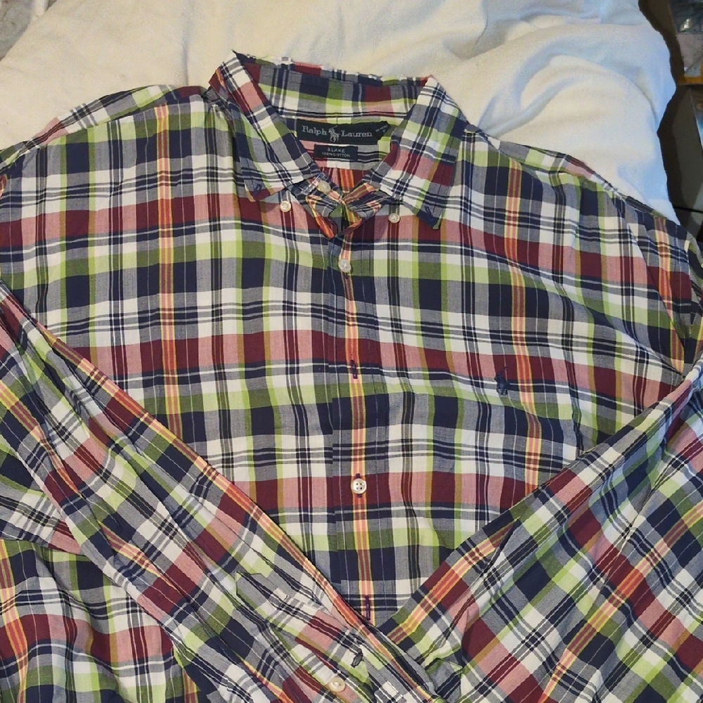 Polo by Ralph Lauren Men's Vibrant Plaid Shirt